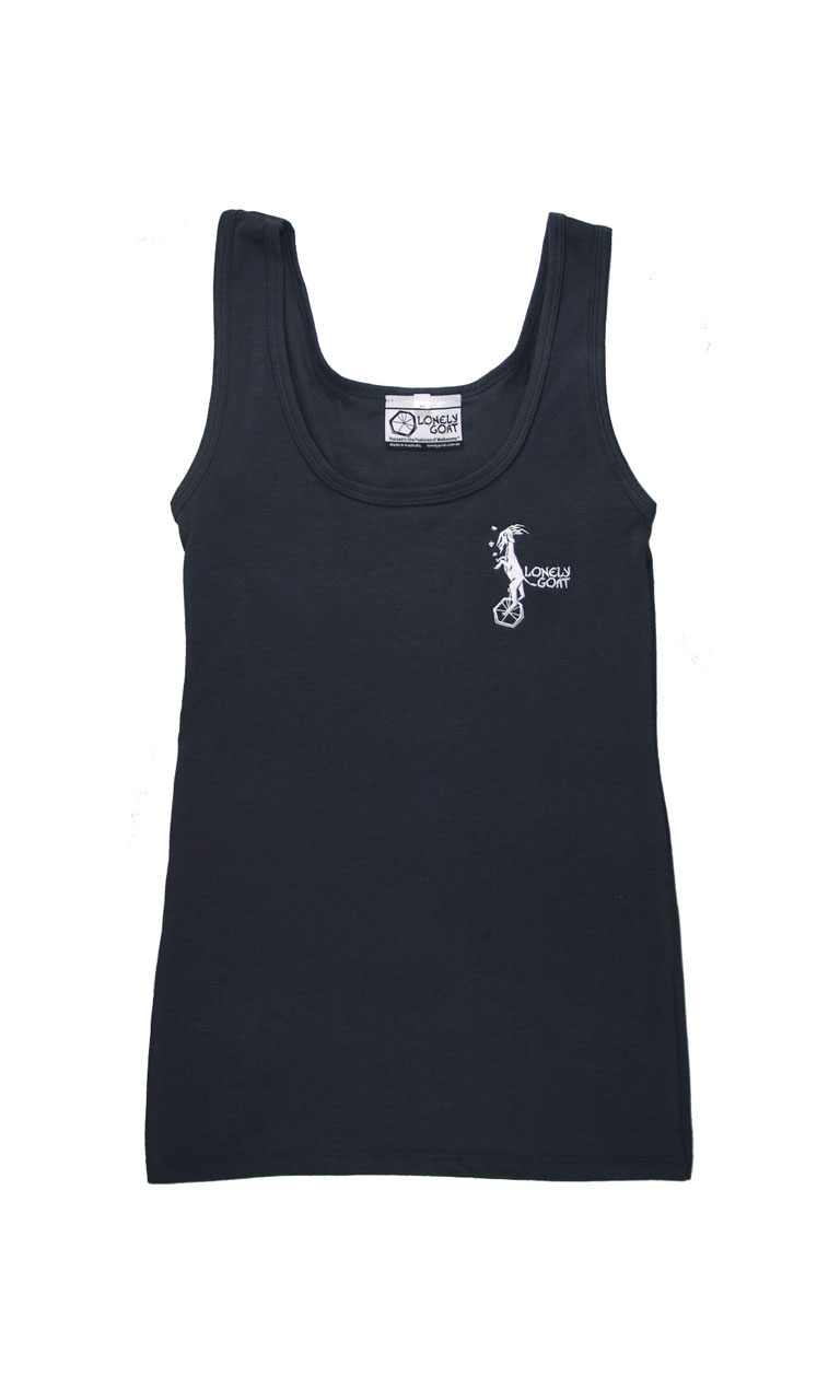 Classic-Singlet-Organic Cotton-Hoof-Womens | Lonely Goat Apparel Australia