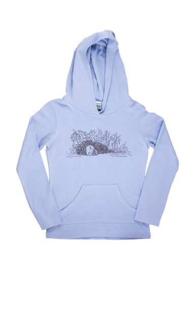 Lonely Goat Lyin-Hooded Top-Cotton-Sky