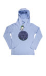 Lonely Goat Womens' Perch-Hooded Top-Cotton-Sky