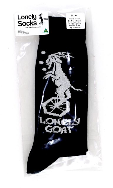 Lonely Goat-Unisex-Lonely Socks-Blackhoof